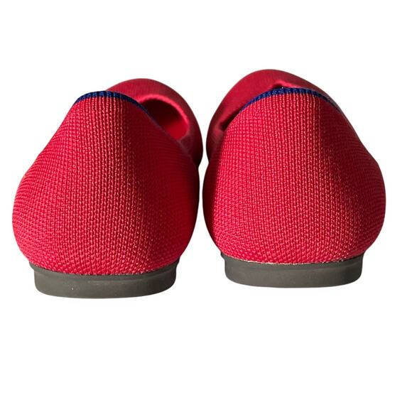 Rothy's The Flat Scooter Red Round Toe Ballet Flats Size 6 - Picture 4 of 6